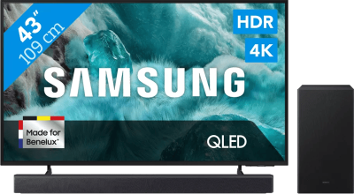 Samsung QLED 4K Q7F4 (2025) - 43" + Samsung HW-B450F (2025)