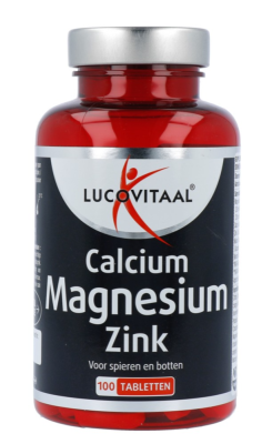 Lucovitaal Calcium Magnesium Zink Tabletten - 100 tabletten