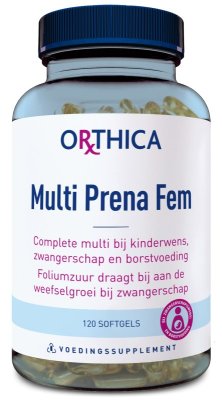 Orthica Multi Prena Fem Softgels - 120 softgels