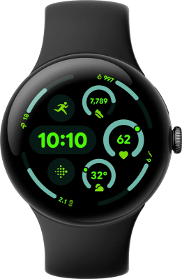 Google Pixel Watch 3 - Zwart - 45 mm