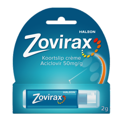 Zovirax Koortslip crème - pomp - 2 g