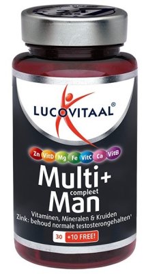 Lucovitaal Multi+ Compleet Man Tabletten - 40 tabletten