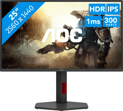 AOC Gaming Monitor Q25G4SR - 24,5" - QHD 300 Hz