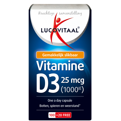 Lucovitaal Vitamine D3 25mcg Capsules - 120 capsules