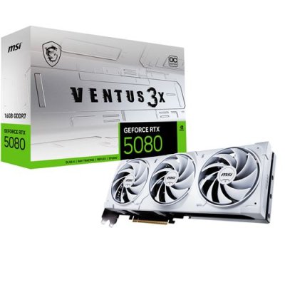 MSI GeForce RTX 5080 Ventus 3X OC - Wit - 16 GB