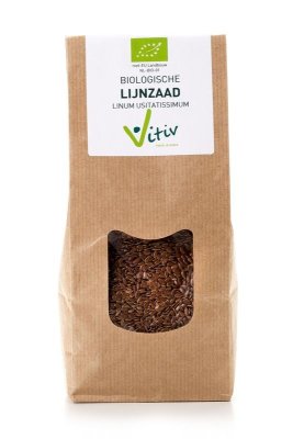 Vitiv Biologisch Lijnzaad Heel - 500 g