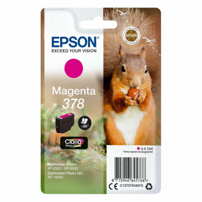 Epson Claria Photo HD Inktcartridge 378 - Magenta