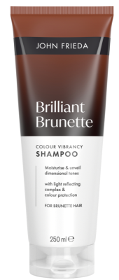 John Frieda Brilliant Brunette Colour Vibrancy Shampoo - 250 ml