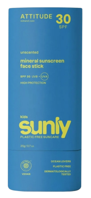 Attitude Kids Sunly Sunscreen Face Stick - SPF30 - 20 g