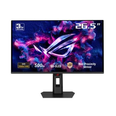 Asus ROG Strix Monitor XG27AQDPG - Zwart - 26,5" - QHD QD-OLED 500 Hz