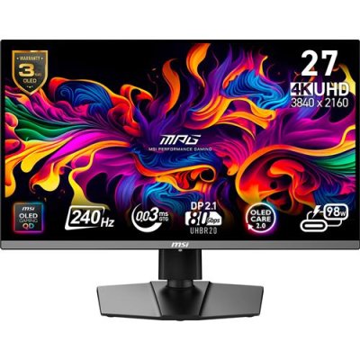 MSI Gaming Monitor MPG 272URX - Zwart - 27" - QD-OLED 4K