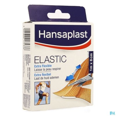 Hansaplast Elastic Pleisters - 1m x 8cm