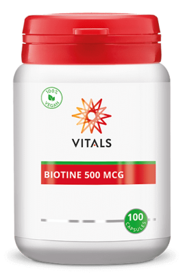 Vitals Biotine 500mcg - 100 capsules