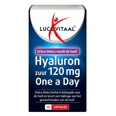 Lucovitaal Hyaluronzuur Droge Huid 120mg Capsules - 30 capsules