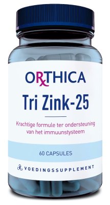 Orthica Tri Zink 25 Capsules - 60 capsules
