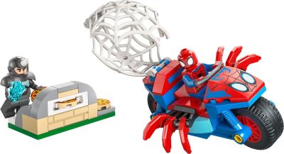 LEGO Marvel Spidey op zijn motor vs. Rhino 11206