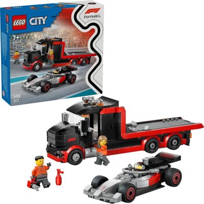 LEGO City F1 displaytruck met Audi F1 racewagen 60493