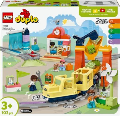 LEGO Duplo Grote interactieve buurttrein 10428