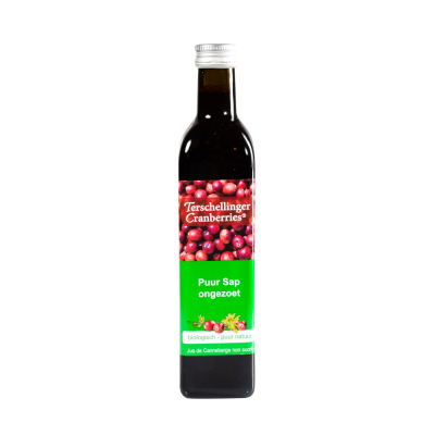 Terschellinger Cranberries Cranberrysap - Ongezoet - 500 ml