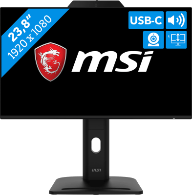 MSI Pro Computermonitor MP242PMG - Zwart - 24"