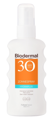 Biodermal Hydraplus Zonnespray - SPF30 - 175 ml - Zonnebrand met SPF30