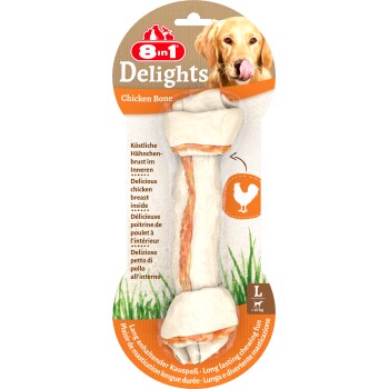 8in1 Delights kauwbotten kippenvlees - L