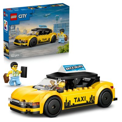 LEGO City taxi 60487 - Geel
