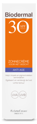 Biodermal Anti Age Zonnecrème Gezicht - SPF30 - 40 ml
