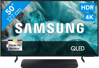 Samsung QLED 4K Q7F4 (2025) - 50" + Samsung HW-S60D Zwart (2024)