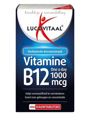 Lucovitaal Vitamine B12 1000mcg 180 Kauwtabletten