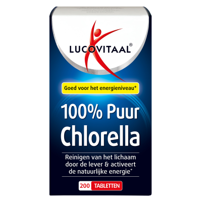 Lucovitaal Chlorella 100% Puur Tabletten - 200 tabletten