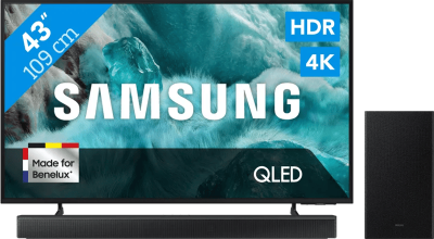 Samsung QLED 4K Q7F4 (2025) - 43" + Samsung HW-B66CF Zwart