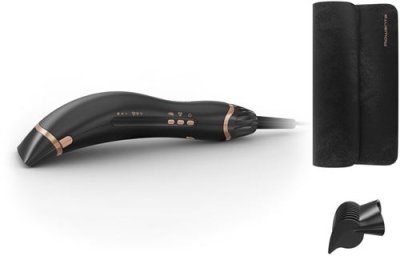 Rowenta Air Motion Haardroger CF8C20E0 - Zwart - Chroom/Koper