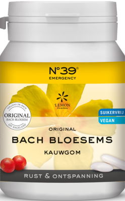 Bach Bloesem Kauwgom Noodgevallen - 40 stuks
