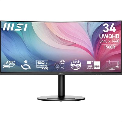 MSI Modern Monitor MD342CQP - Zwart - 34" - Curved