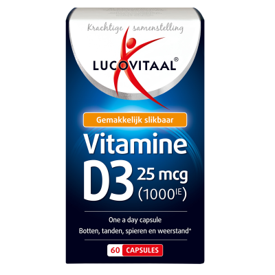 Lucovitaal Vitamine D3 25mcg Capsules - 60 capsules