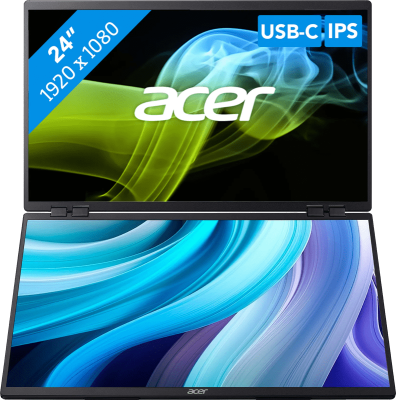 Acer Draagbare Monitor PD243YEbmiuux - 23,8" - Full HD