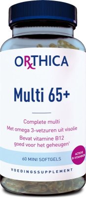 Orthica Multi 65+ Mini Softgels - 60 capsules