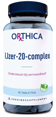 Orthica IJzer-20-complex Tabletten - 90 tabletten