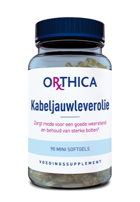 Orthica Kabeljauwleverolie Softgels - 90 softgels