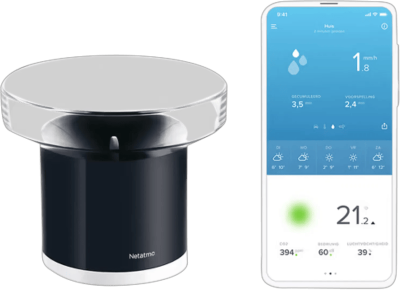 Netatmo Regenmeter - Zwart