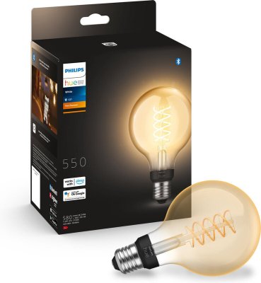 Philips Hue Filament Globe G93 - Wit - E27