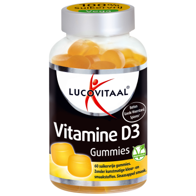 Lucovitaal Vitamine D3 Gummies - 60 stuks