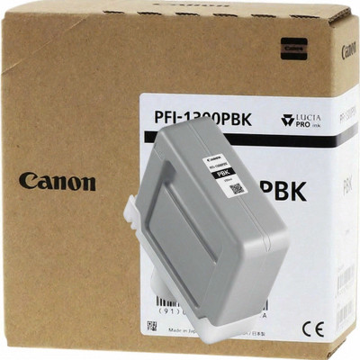 Canon Inktcartridge PFI-1300PBK - Foto Zwart