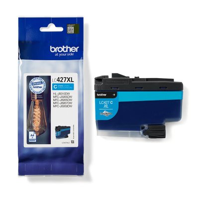 Brother Inktcartridge LC427XLC - Cyaan - XL