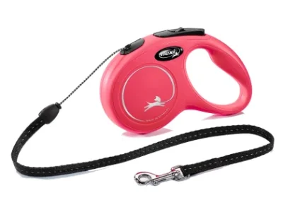 Flexi New Classic Rollijn Koord - Rood - S - 5 meter