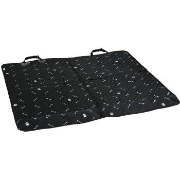 AniOne Autodeken achterbank - Zwart - 135 x 120 cm - Polyester