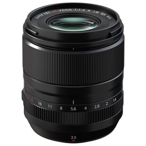 Fujifilm Objectief XF 33mm f/1.4 R LM WR - Zwart