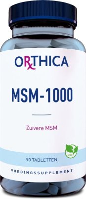 Orthica MSM 1000 Tabletten - 90 tabletten