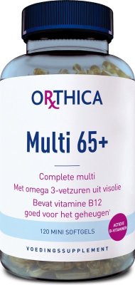Orthica Multi 65+ Mini Softgels - 120 softgels